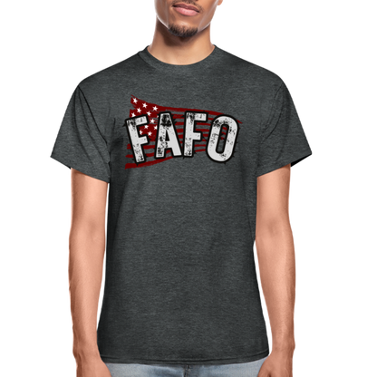 FAFO Gildan Ultra Cotton Adult T-Shirt - deep heather