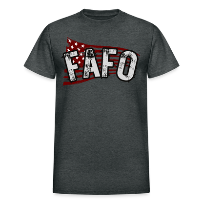 FAFO Gildan Ultra Cotton Adult T-Shirt - deep heather
