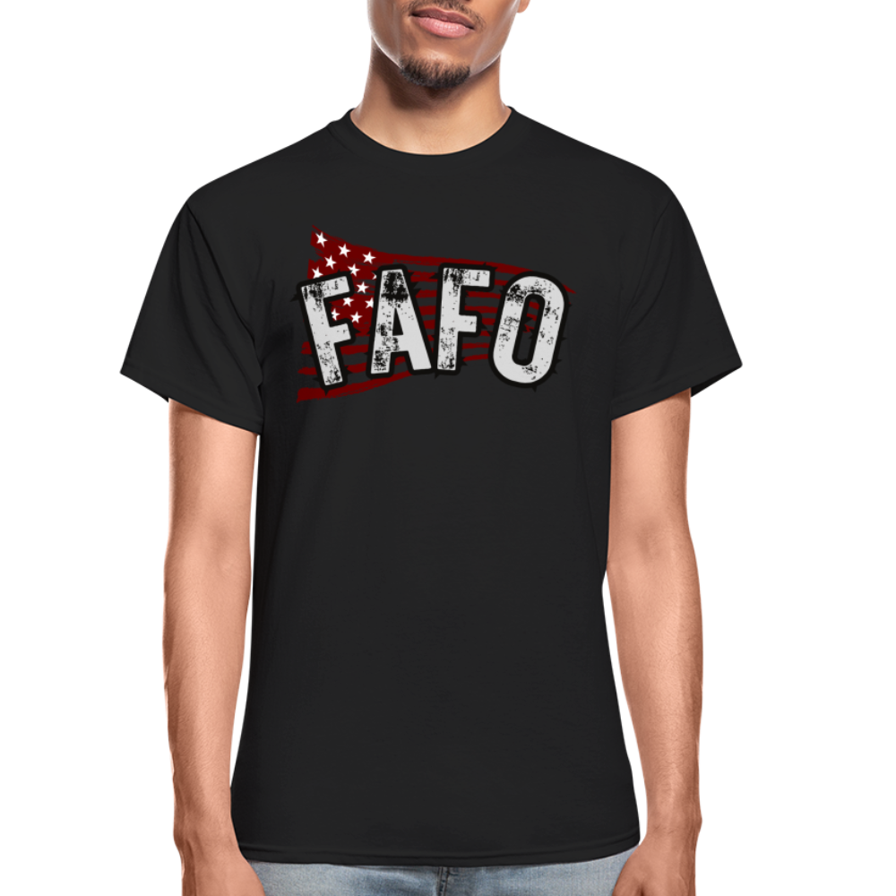 FAFO Gildan Ultra Cotton Adult T-Shirt - black