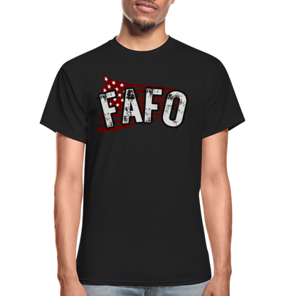 FAFO Gildan Ultra Cotton Adult T-Shirt - black