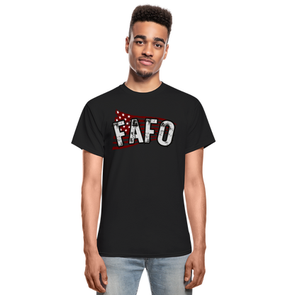 FAFO Gildan Ultra Cotton Adult T-Shirt - black