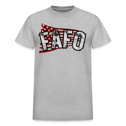 FAFO Gildan Ultra Cotton Adult T-Shirt - heather gray