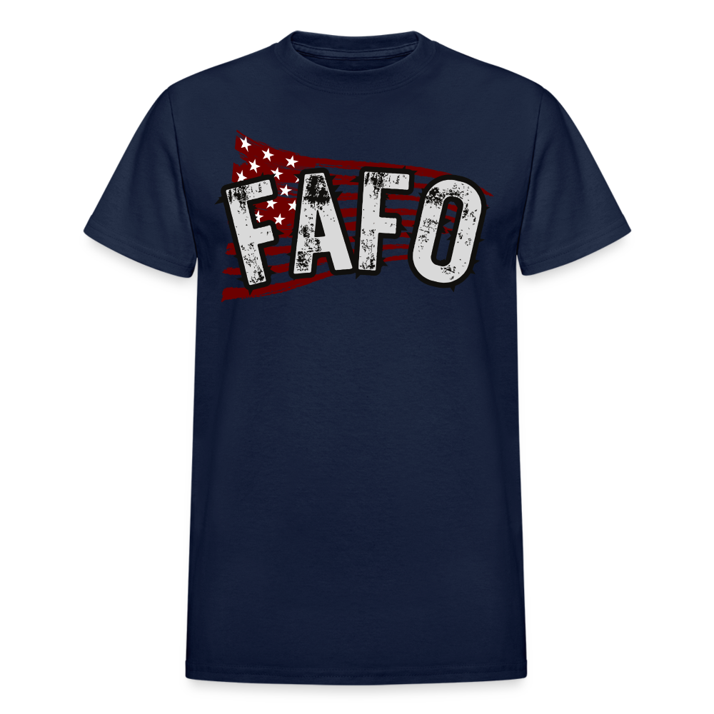 FAFO Gildan Ultra Cotton Adult T-Shirt - navy