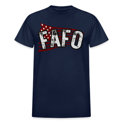 FAFO Gildan Ultra Cotton Adult T-Shirt - navy