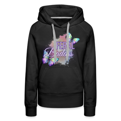 Feral Badass Women’s Premium Hoodie - black