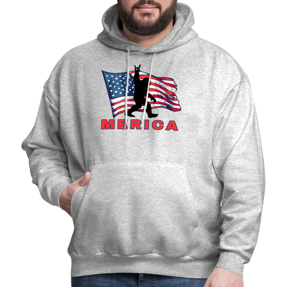 Merica Men's Hoodie - heather gray