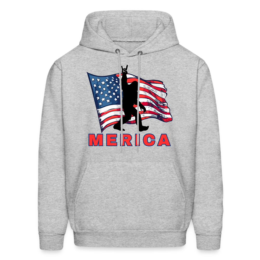 Merica Men's Hoodie - heather gray