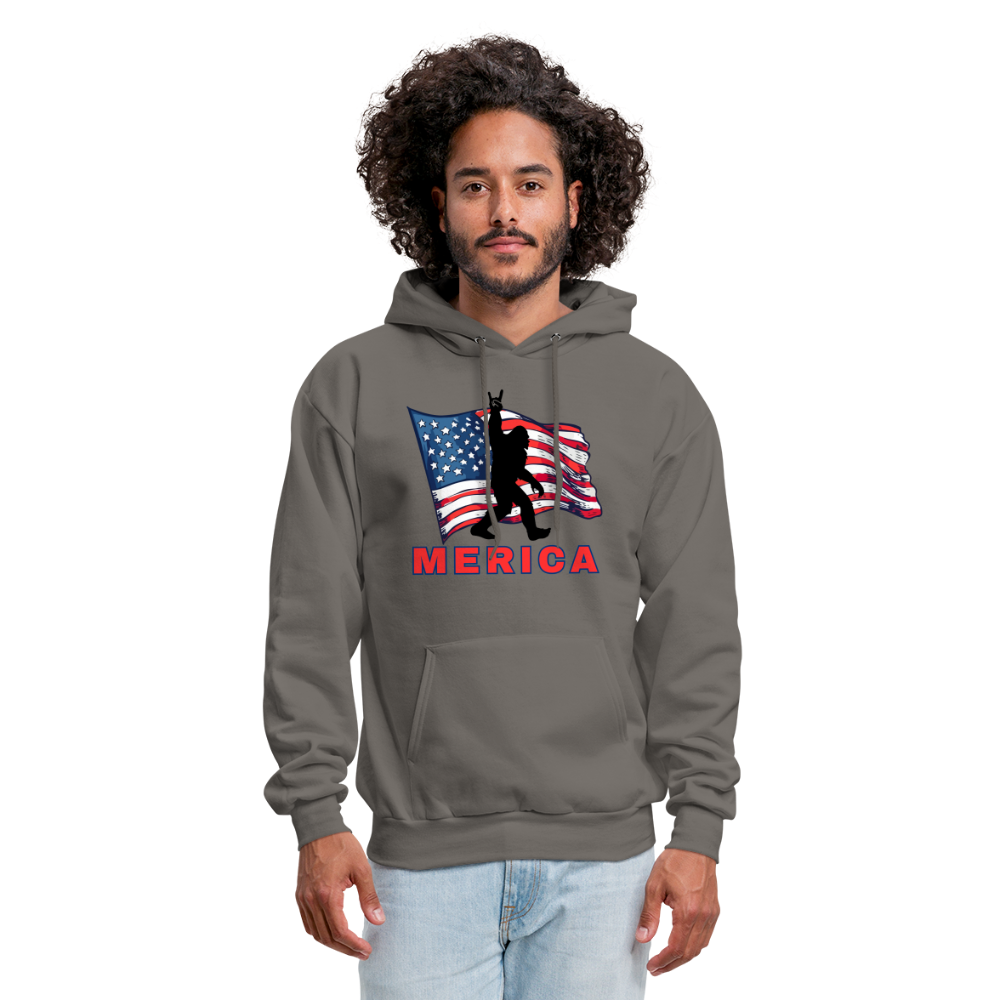 Merica Men's Hoodie - asphalt gray