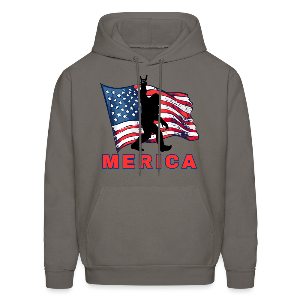 Merica Men's Hoodie - asphalt gray