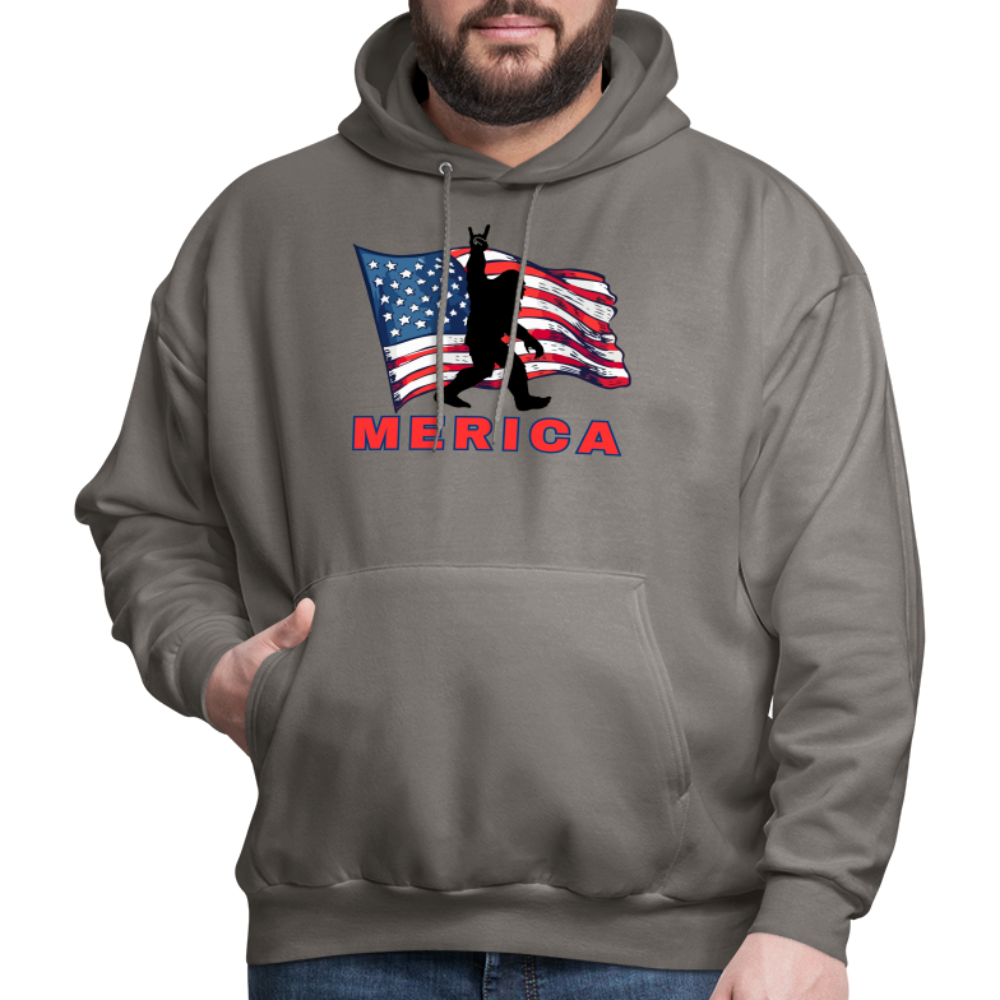 Merica Men's Hoodie - asphalt gray