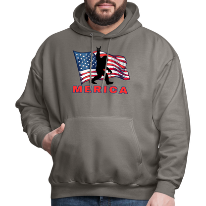Merica Men's Hoodie - asphalt gray
