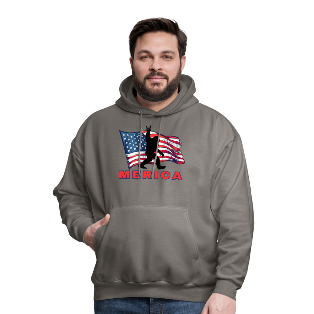 Merica Men's Hoodie - asphalt gray