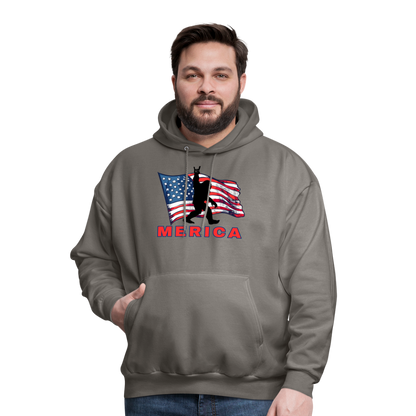 Merica Men's Hoodie - asphalt gray