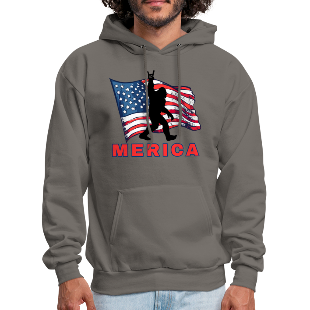 Merica Men's Hoodie - asphalt gray