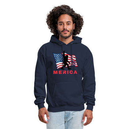 Merica Men's Hoodie - navy