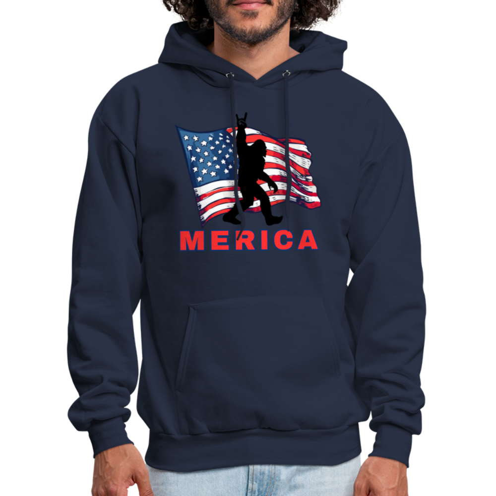 Merica Men's Hoodie - navy