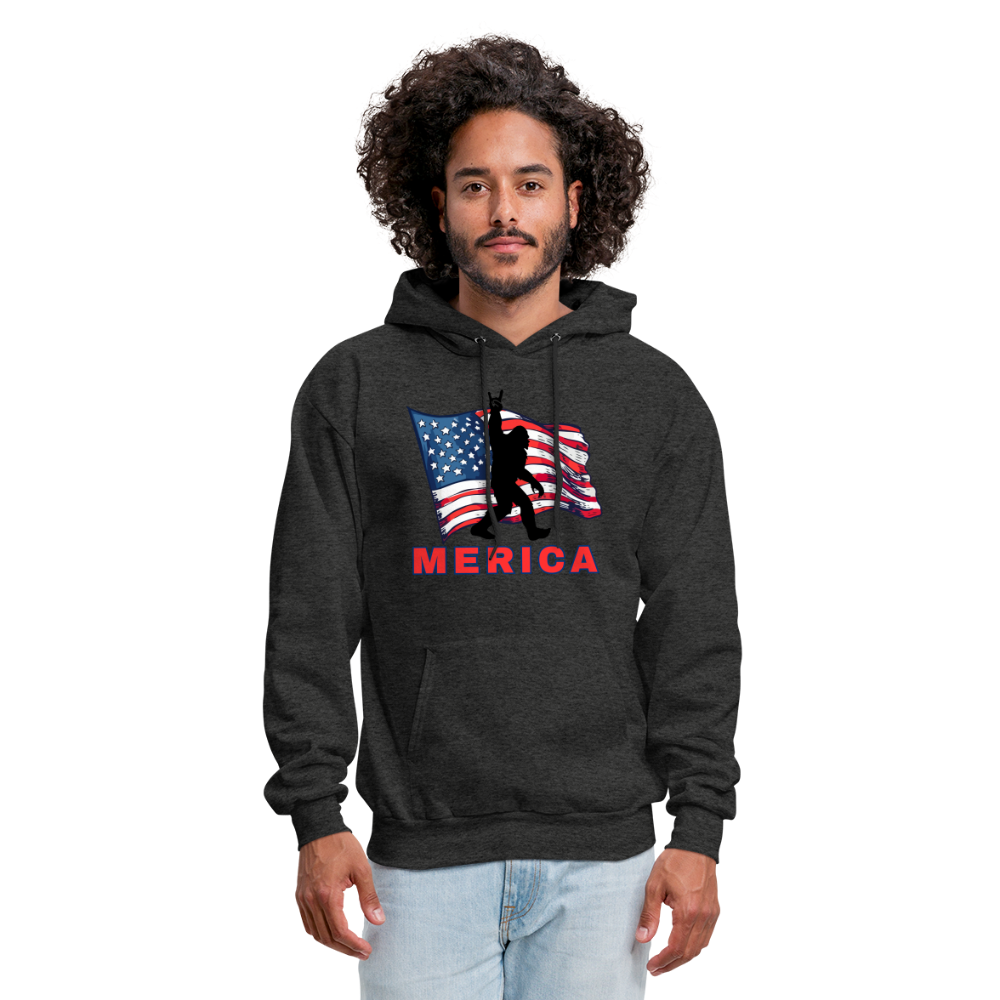 Merica Men's Hoodie - charcoal grey