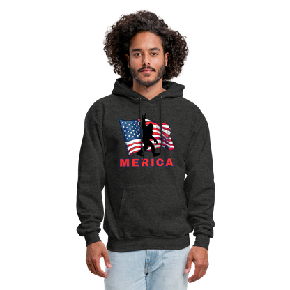 Merica Men's Hoodie - charcoal grey