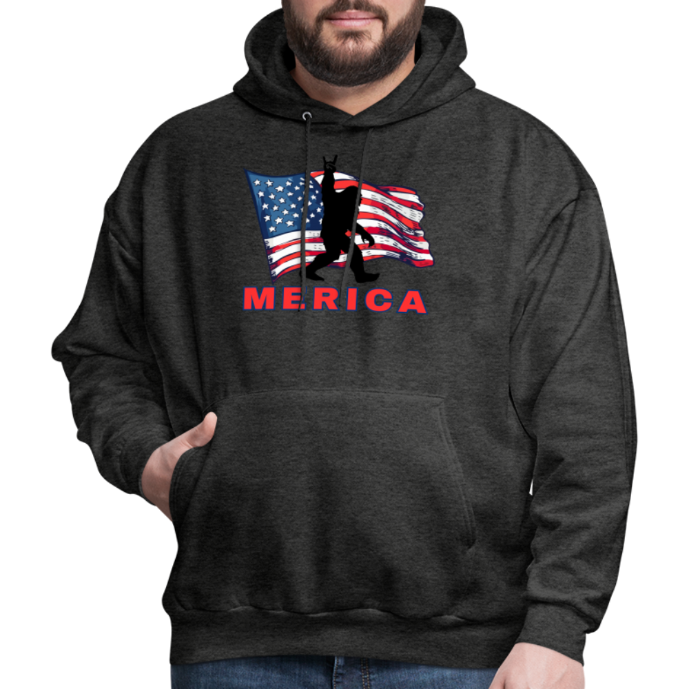 Merica Men's Hoodie - charcoal grey