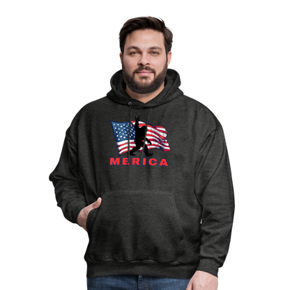 Merica Men's Hoodie - charcoal grey