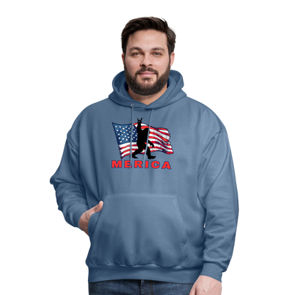 Merica Men's Hoodie - denim blue