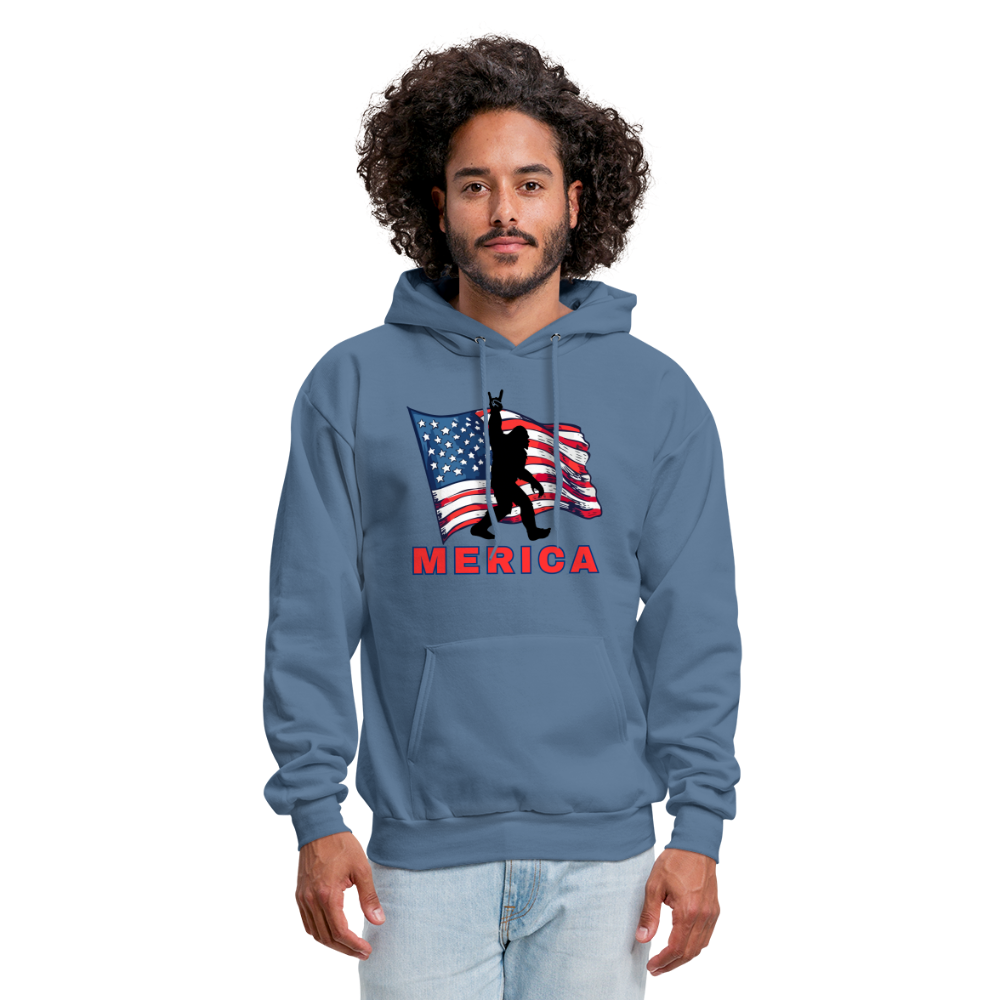 Merica Men's Hoodie - denim blue