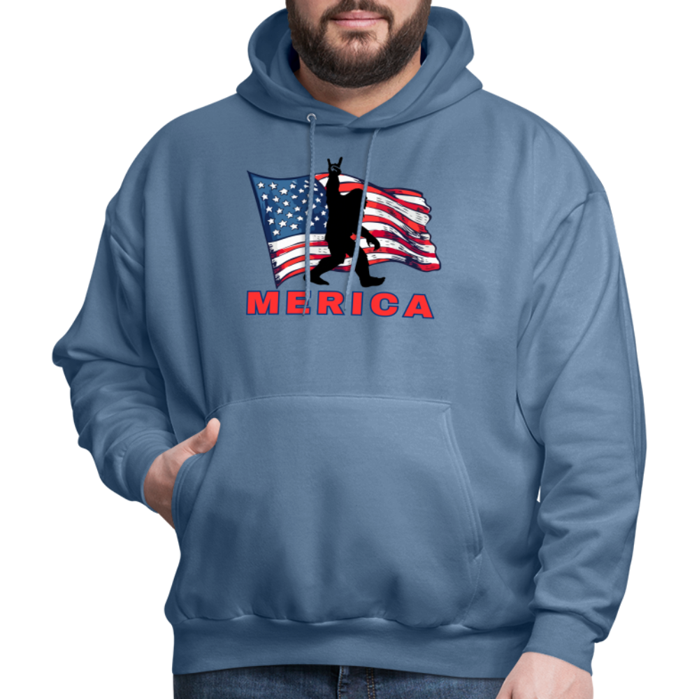 Merica Men's Hoodie - denim blue