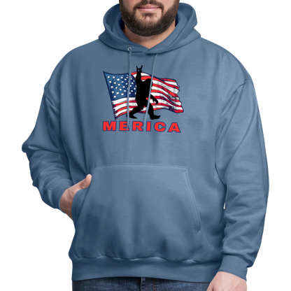 Merica Men's Hoodie - denim blue