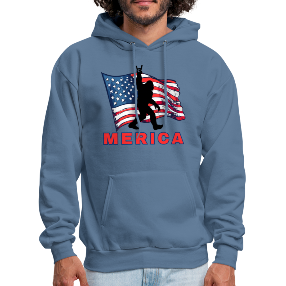 Merica Men's Hoodie - denim blue