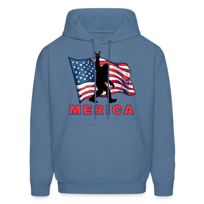 Merica Men's Hoodie - denim blue