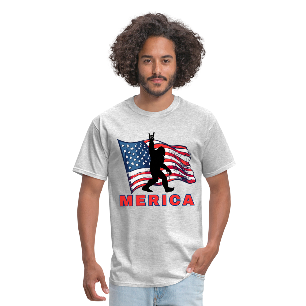 Merica Unisex Classic T-Shirt - heather gray