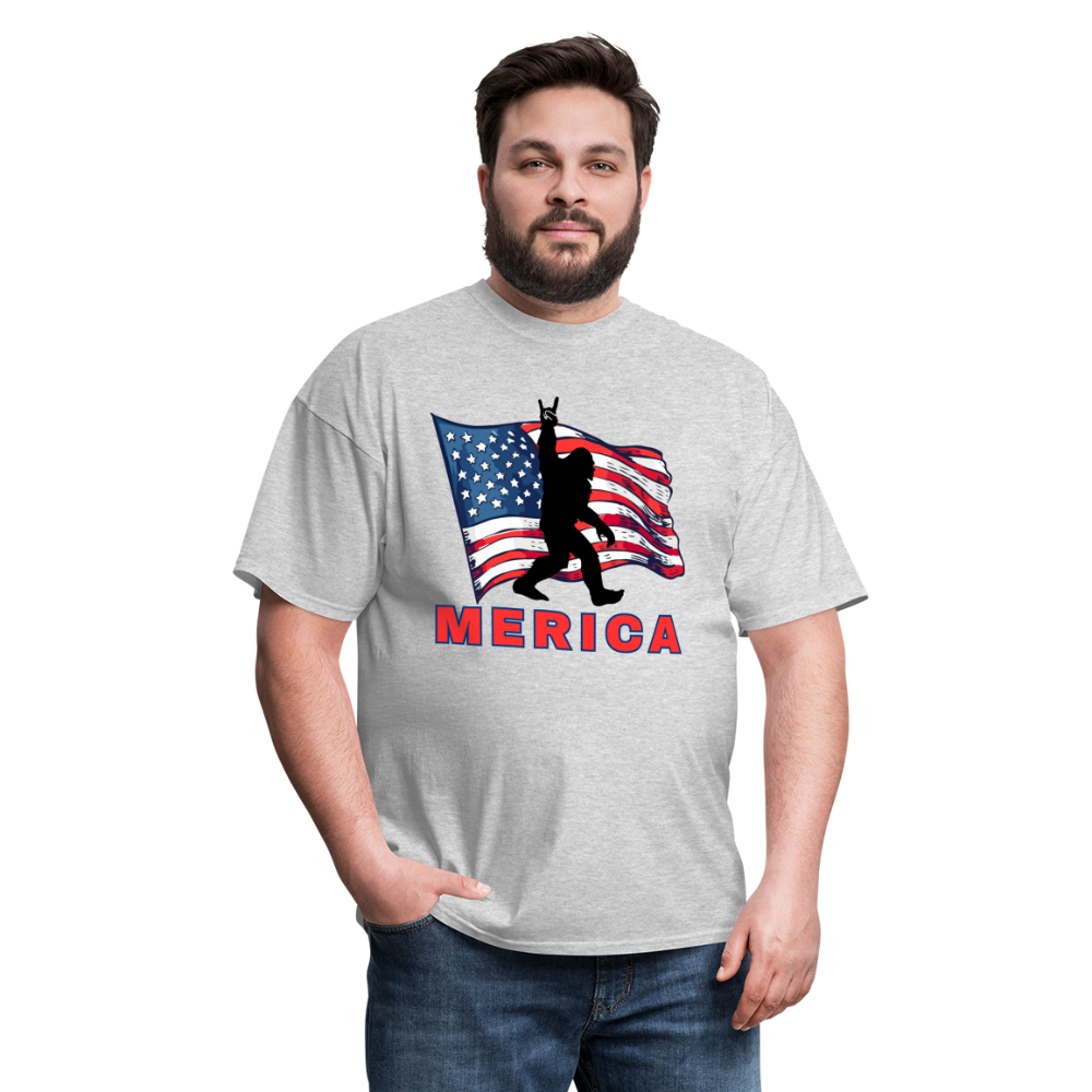 Merica Unisex Classic T-Shirt - heather gray