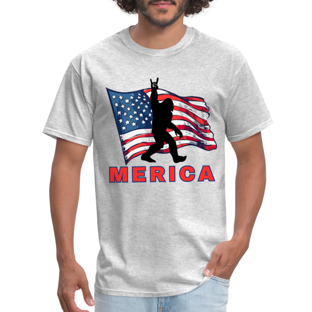 Merica Unisex Classic T-Shirt - heather gray