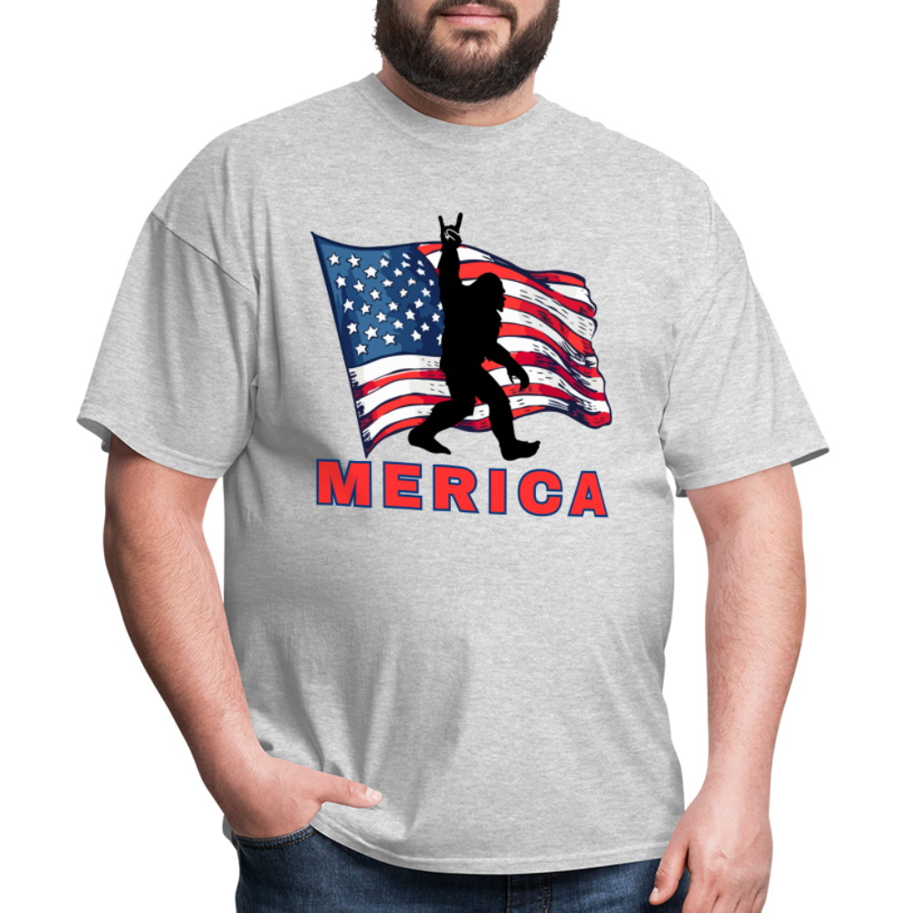 Merica Unisex Classic T-Shirt - heather gray