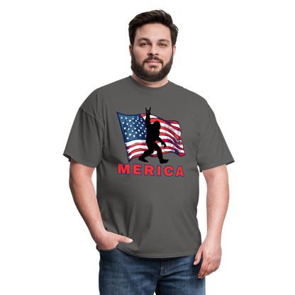 Merica Unisex Classic T-Shirt - charcoal