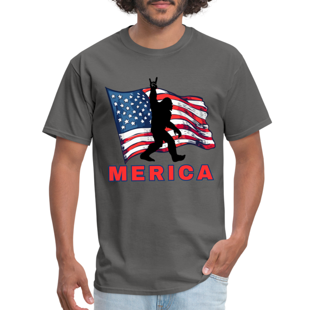 Merica Unisex Classic T-Shirt - charcoal