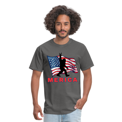 Merica Unisex Classic T-Shirt - charcoal