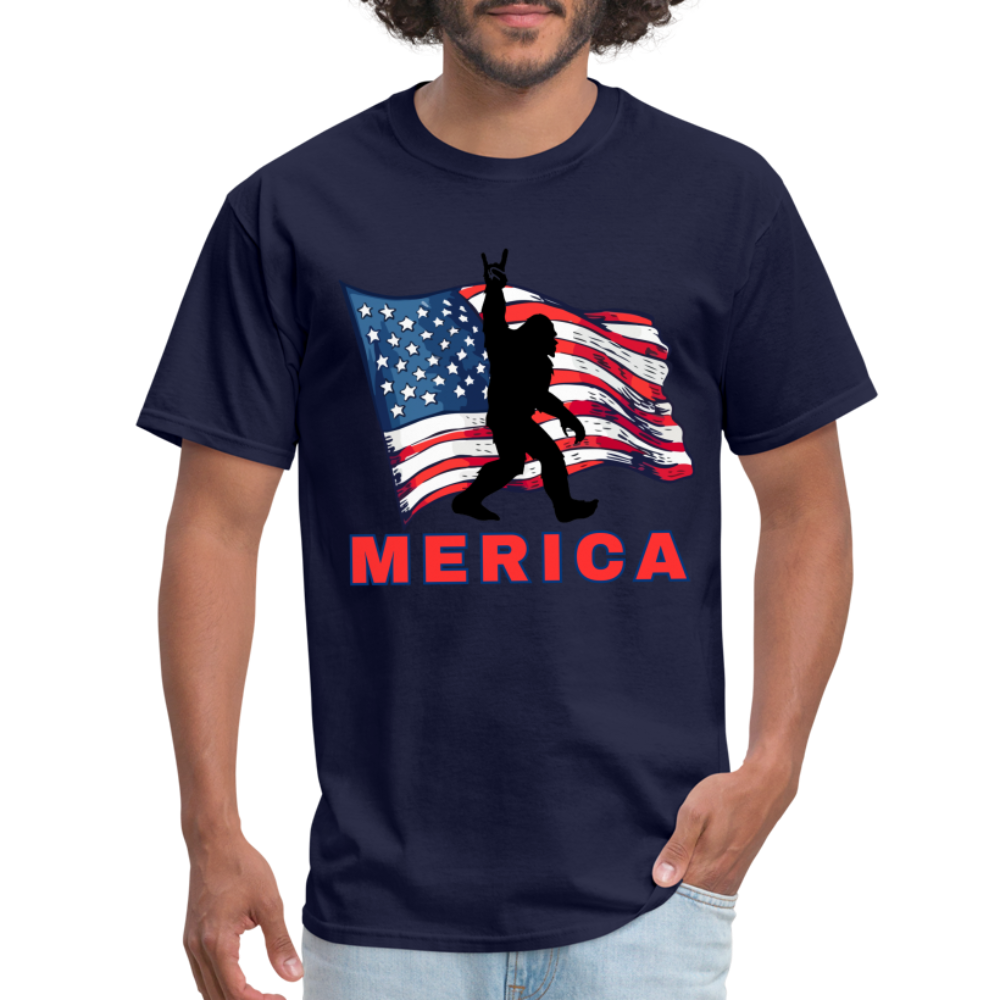 Merica Unisex Classic T-Shirt - navy