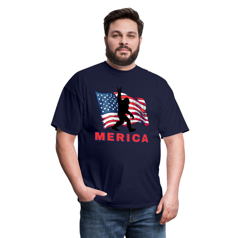 Merica Unisex Classic T-Shirt - navy