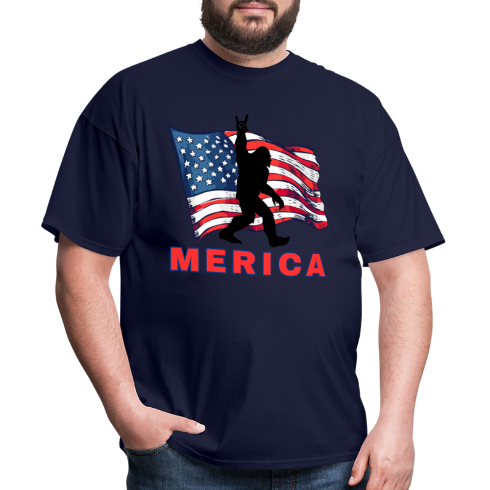 Merica Unisex Classic T-Shirt - navy