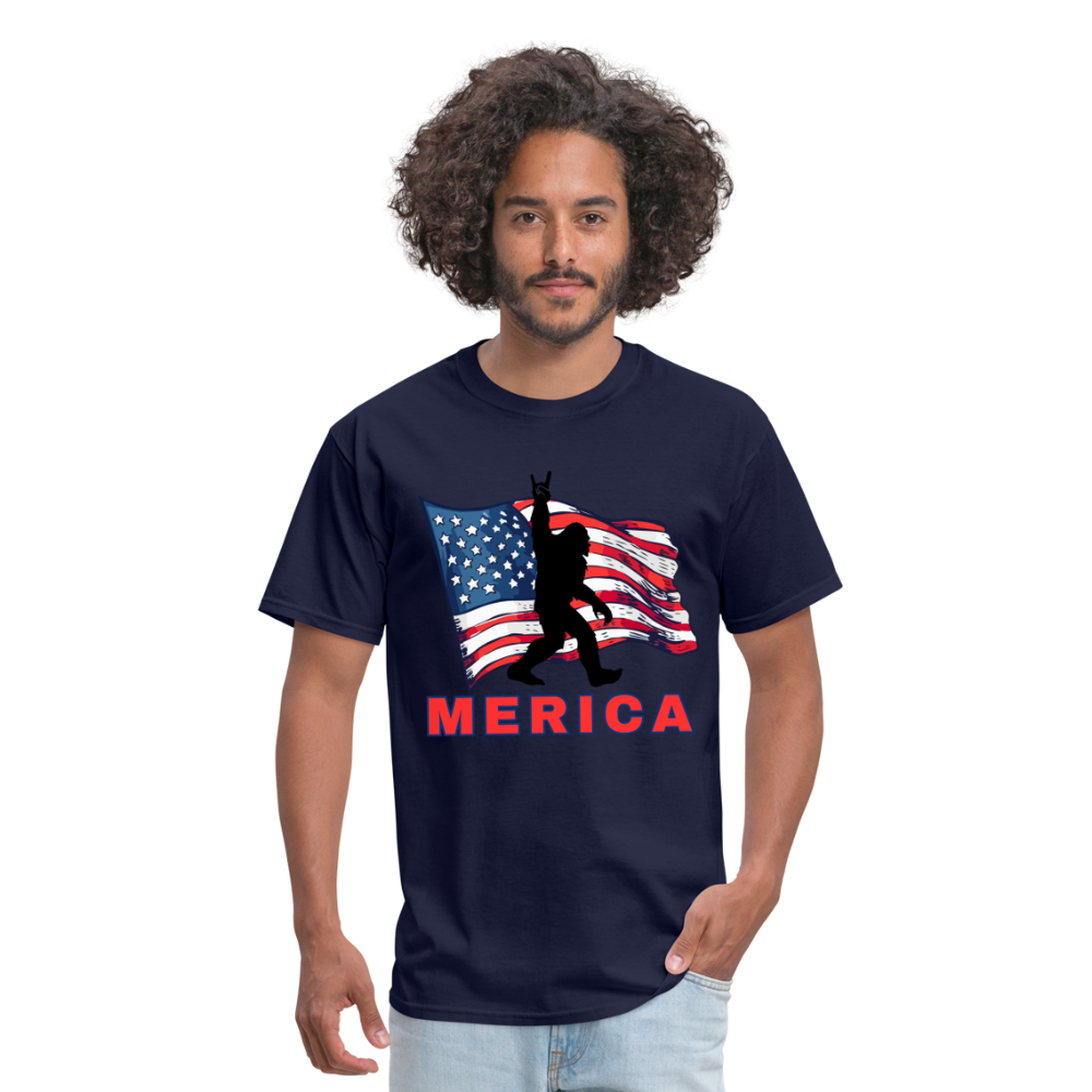 Merica Unisex Classic T-Shirt - navy