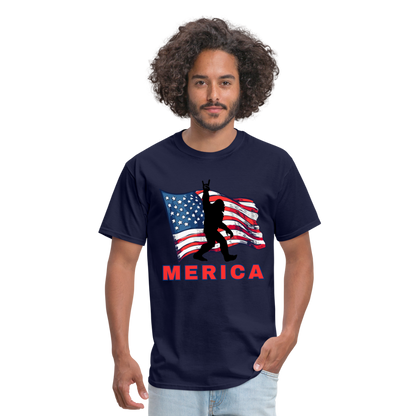 Merica Unisex Classic T-Shirt - navy