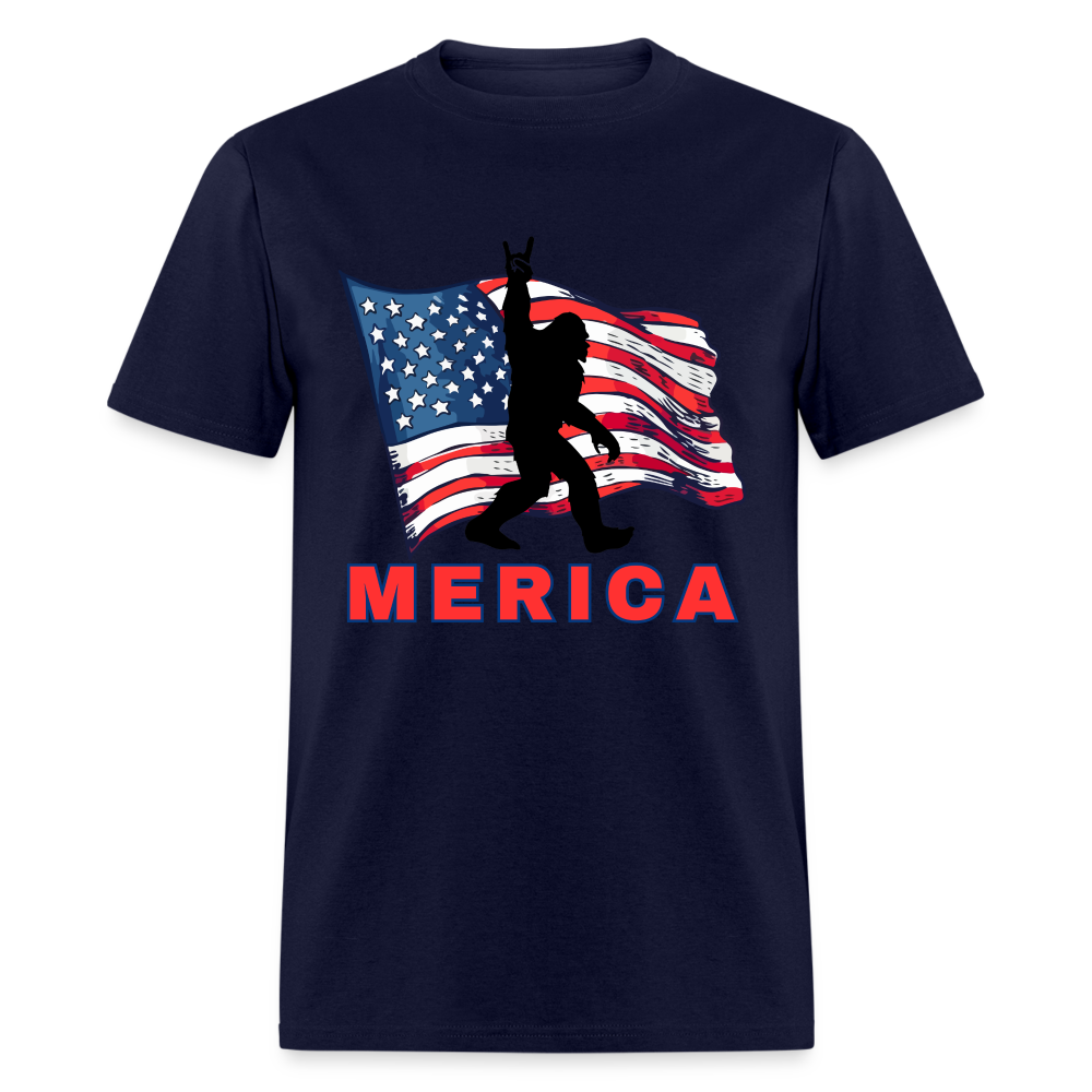 Merica Unisex Classic T-Shirt - navy