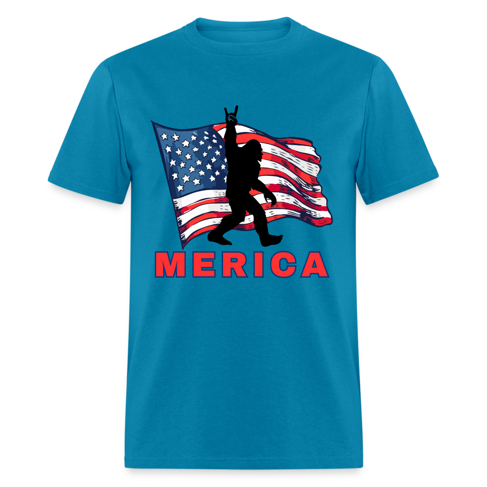 Merica Unisex Classic T-Shirt - turquoise