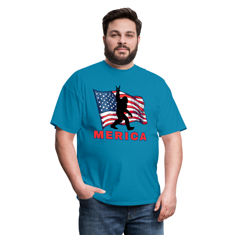 Merica Unisex Classic T-Shirt - turquoise