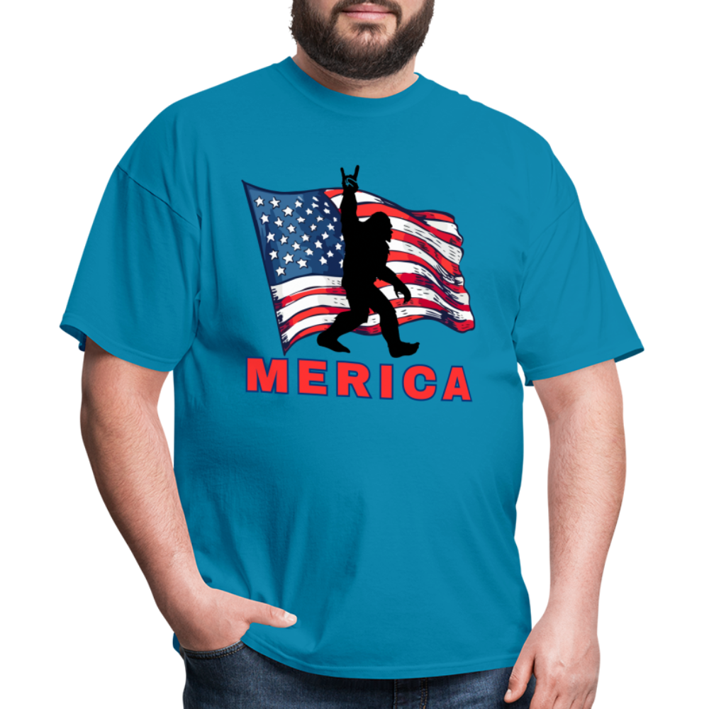 Merica Unisex Classic T-Shirt - turquoise