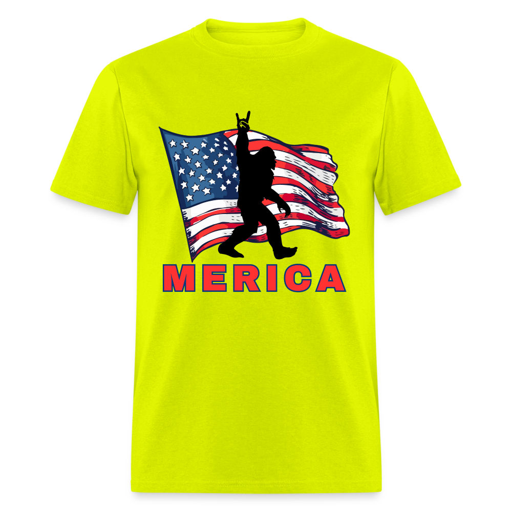 Merica Unisex Classic T-Shirt - safety green