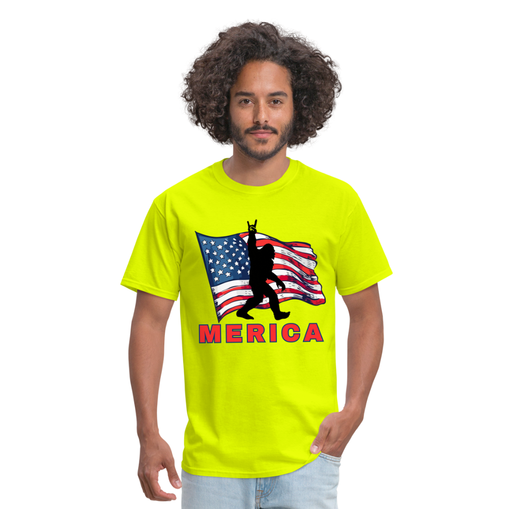 Merica Unisex Classic T-Shirt - safety green