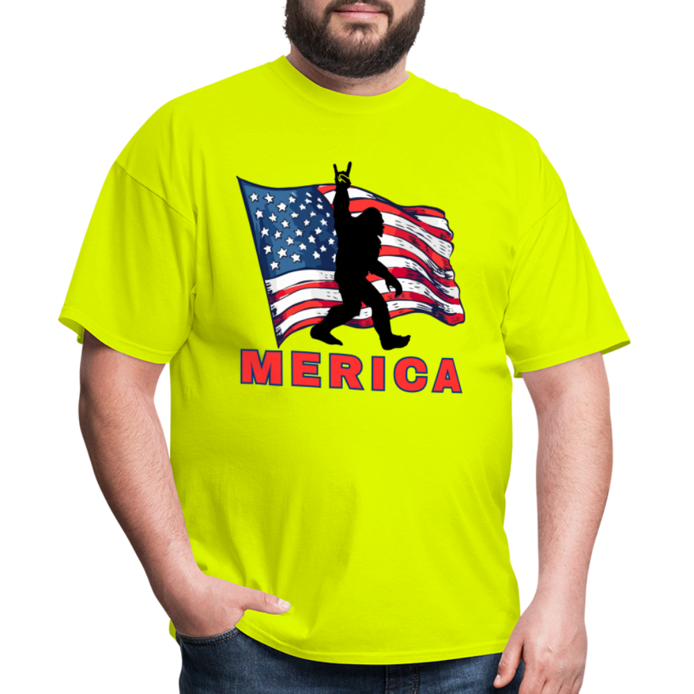 Merica Unisex Classic T-Shirt - safety green