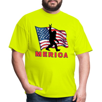 Merica Unisex Classic T-Shirt - safety green